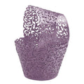 Laser Cut Cupcake Wrappers Pack of 25 - Light Purple