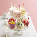 Laser Cut Cupcake Wrappers Pack of 25 - Light Purple - view 5