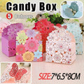 Laser Cut Floral Wedding Favour Boxes - Light Pink, Pack of 12 - view 2