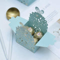 Laser Cut Floral Wedding Favour Boxes - Light Pink, Pack of 12 - view 3