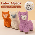 Latex Alpaca Squeaky Dog Teething Chew Toy - Purple - view 2