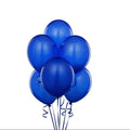 10 Inch (25 cm) Latex Party Balloons, Pack of 100 - Blue