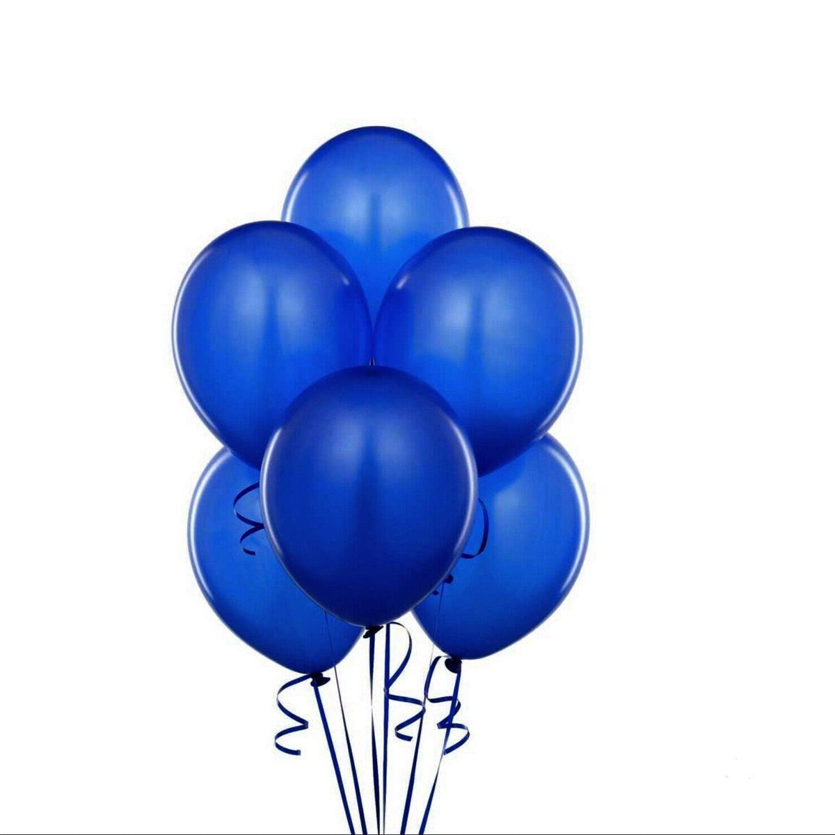 10 Inch (25 cm) Latex Party Balloons, Pack of 100 - Blue