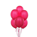10 Inch (25 cm) Latex Party Balloons, Pack of 100 - Deep Rose