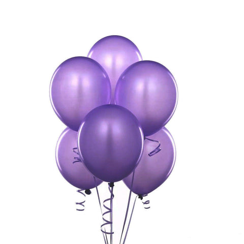 10 Inch (25 cm) Latex Party Balloons, Pack of 100 - Light Purple