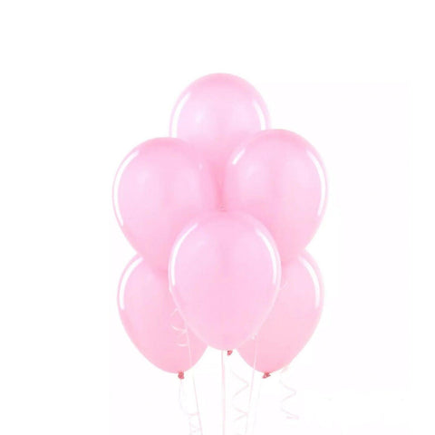10 Inch (25 cm) Latex Party Balloons, Pack of 100 - Pastel Pink