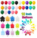 10 Inch (25 cm) Latex Party Balloons, Pack of 100 - Teal - view 2