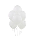 10 Inch (25 cm) Latex Party Balloons, Pack of 100 - White