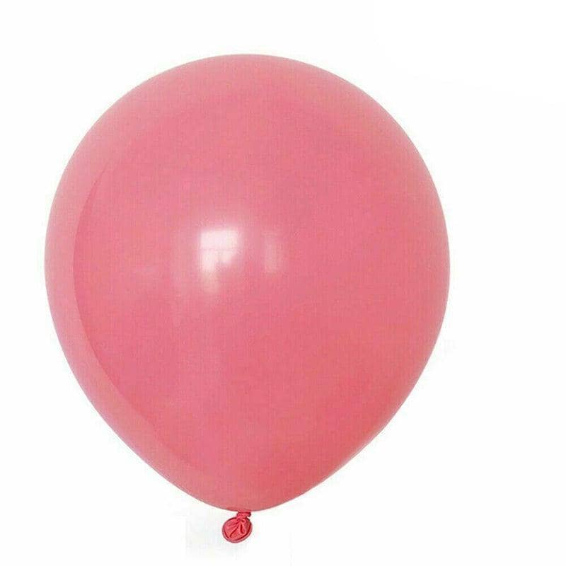 Latex Balloons, 25cm Party Decorations - Red, Pack of 100