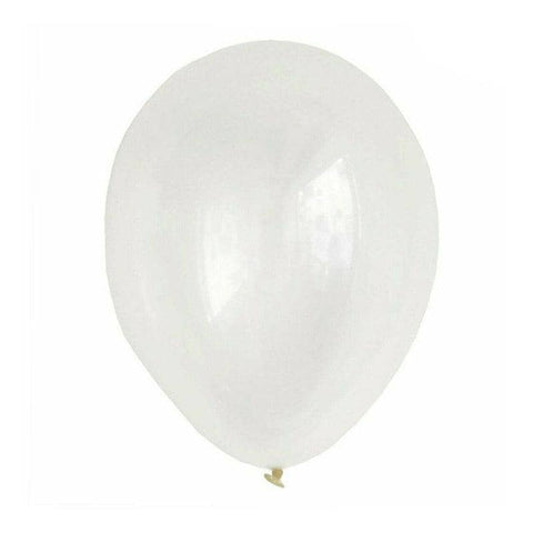 Latex Balloons, 25cm Party Decorations - White, Pack of 10