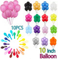 Latex Party Balloons 10 Inch (25 cm) - Dark Green, Pack of 10 - view 2
