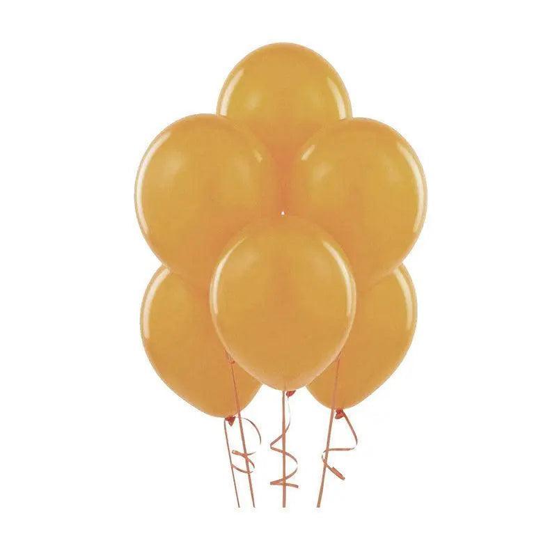 Latex Party Balloons 10 Inch (25 cm) - Gold, Pack of 10