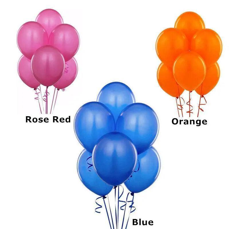 Latex Party Balloons 10 Inch (25 cm) - Silver, Pack of 10 - view 14