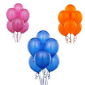 Latex Party Balloons 10 Inch (25 cm) - Silver, Pack of 10 - view 3