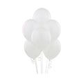 Latex Party Balloons 10 Inch (25 cm) - White, Pack of 10