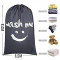 Laundry Bag for Travel and Camping with Drawstring Closure, 91 x 61 cm - Grey - view 4