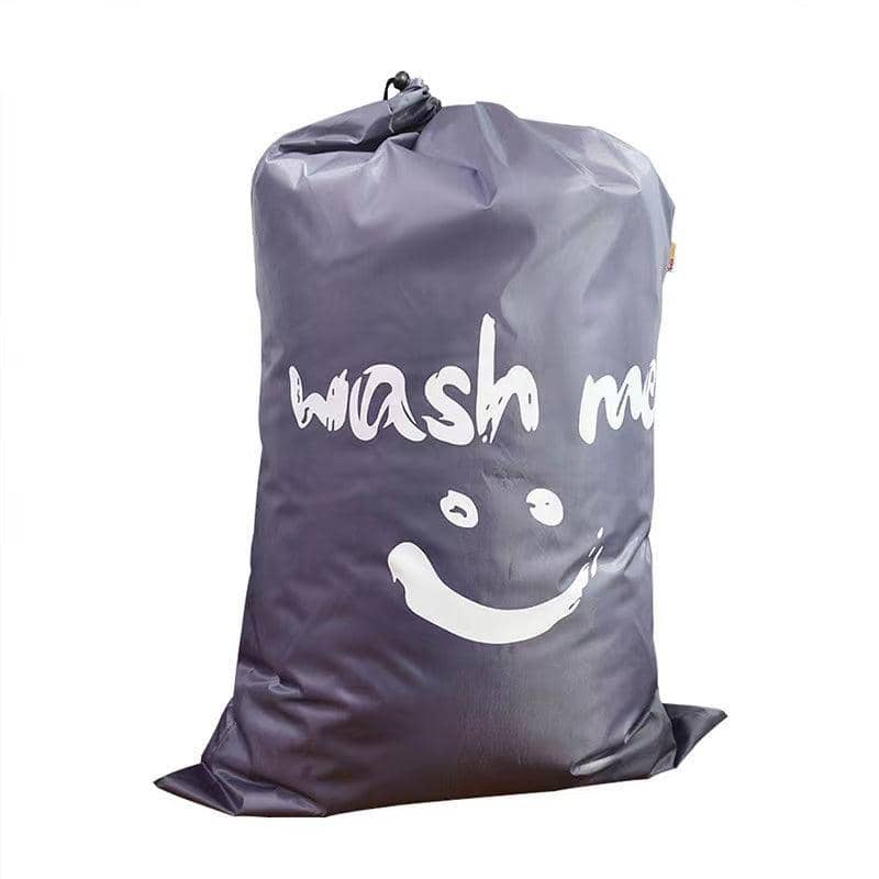 Laundry Bag for Travel and Camping with Drawstring Closure, 91 x 61 cm - Grey - view 5