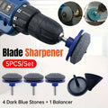 Lawn Mower Blade Sharpener and Balancer Set, 5 Piece