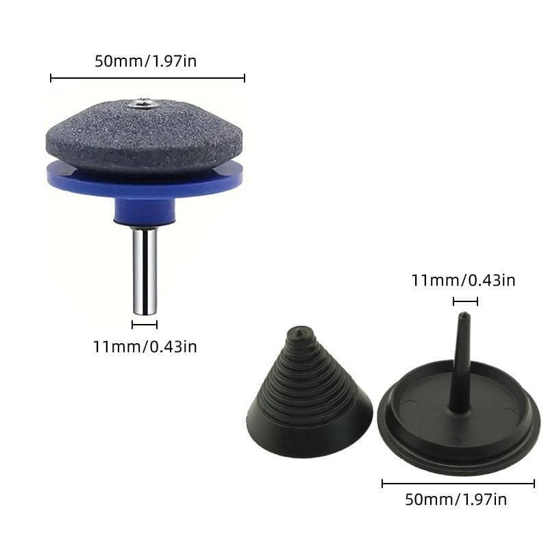 Lawn Mower Blade Sharpener and Balancer Set, 5 Piece - view 3