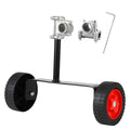 Lawn Mower Support Wheel Kit, 3 Piece Portable Hand Bracket with Wheel - view 2