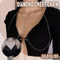 Layered Bikini Body Chain Chest Harness Jewellery - Silver - view 2