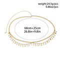 Layered Waist Chain with Adjustable Extension - Gold Butterfly - view 5
