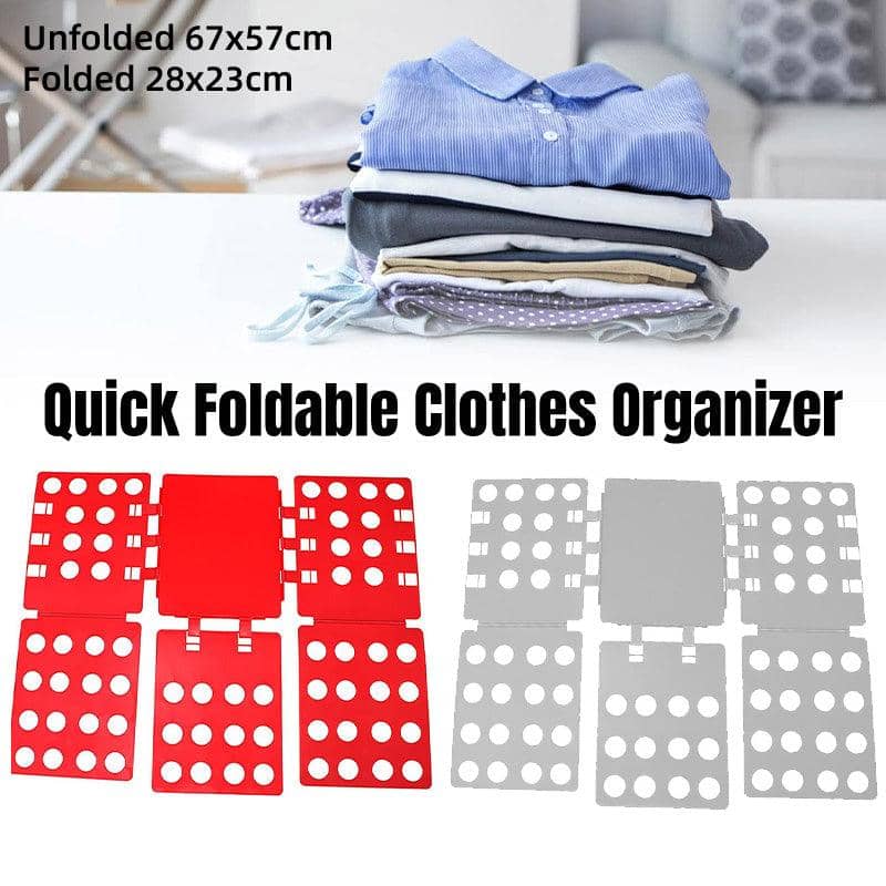 Lazy Folding Clothes Board for T-Shirts and Shirts - Grey - view 2