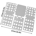 Lazy Folding Clothes Board for T-Shirts and Shirts - Grey - view 4