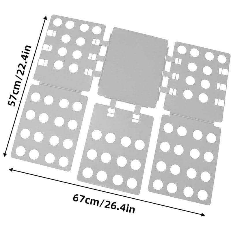 Lazy Folding Clothes Board for T-Shirts and Shirts - Grey - view 4