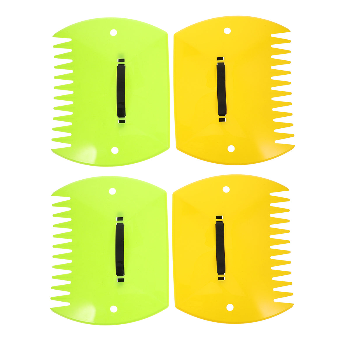 Leaf Collecting Hand Rakes, Set of 2 - Lime Green - view 3