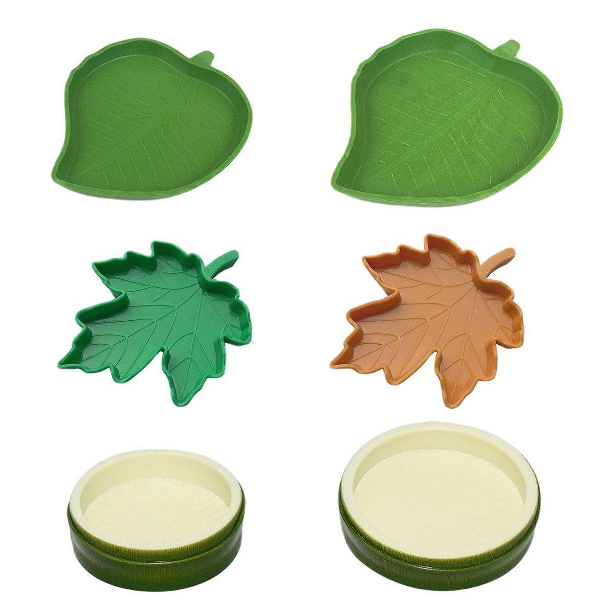 Leaf Reptile Food and Water Dish - Small, 12 x 9.5 cm - view 3