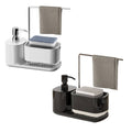 Leak-Proof Hand Soap Liquid Press Dispenser for Kitchen and Bathroom - Black - view 3