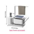 Leak-Proof Hand Soap Liquid Press Dispenser for Kitchen and Bathroom - Black - view 4