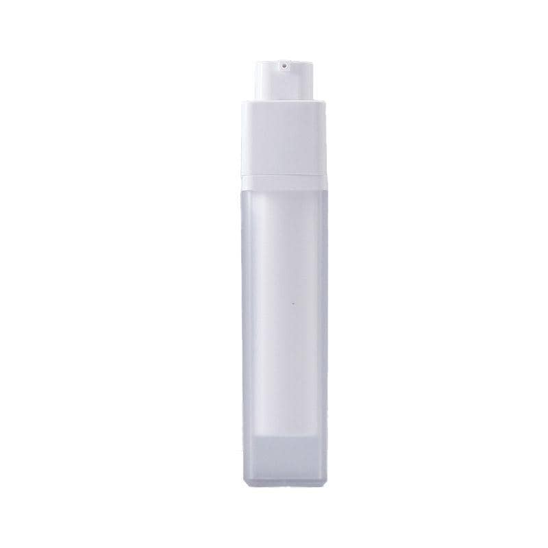 Leak Proof Travel Bottles Rotary Vacuum Press Lotion Container, Pack of 5 - Frosted, 50 ml