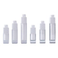 Leak Proof Travel Bottles Rotary Vacuum Press Lotion Container, Pack of 5 - Frosted, 50 ml - view 3