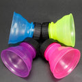 Leakproof Plastic Screw Caps for Cans, Pack of 12 Assorted Colours - view 4