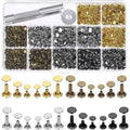 Leather Rivet Tool Kit - Double Cap Metal Studs, 480 Sets - view 5