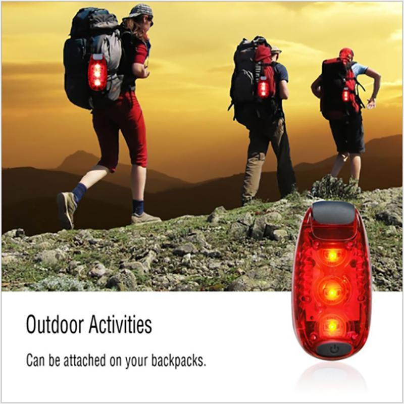 LED Bike Tail Light, Clip-On Safety Warning Lamp - Blue - view 5
