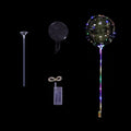 LED Bubble Balloons with Lights and Sticks, 6 Sets, up to 40 cm - view 3