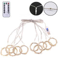 LED Curtain Fairy String Lights, 3 m x 3 m, 300 LEDs - Warm White - view 2