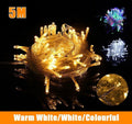 LED Curtain Fairy String Lights 5m 50 LED Party Wedding Garden - Multicolour - view 2