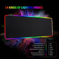 LED Gaming Mouse Pad Large RGB Extended Mousepad with Non-Slip Base - 900 x 400 x 4 mm - view 5