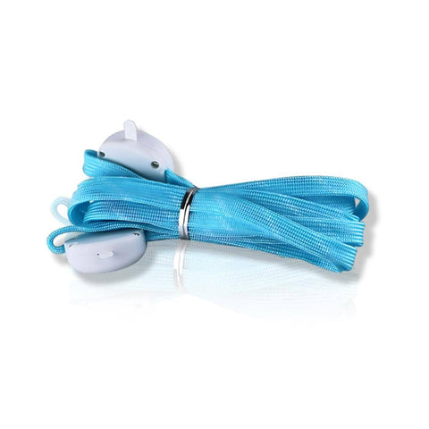 LED Glow Shoelaces, 110 cm Flashing Laces - Sky Blue