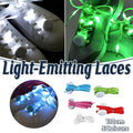 LED Glow Shoelaces, 110 cm Flashing Laces - White - view 2