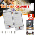 LED Interior Roof Light for Cars, Trucks and Caravans - Pack of 2