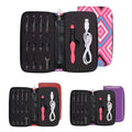 LED Light-Up Crochet Hook Set with 11 Interchangeable Heads and Case - Pink - view 3