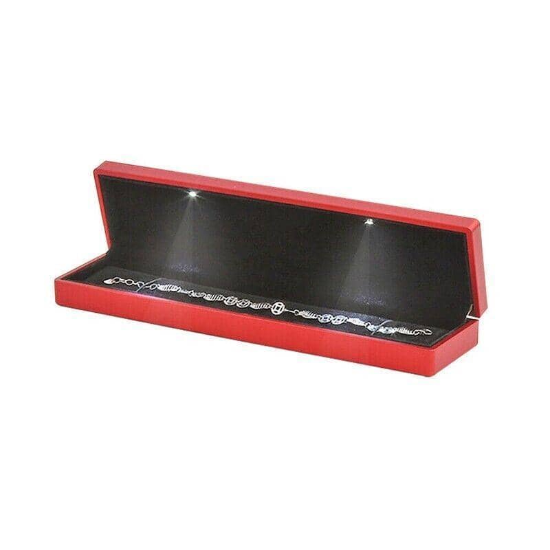 LED Lighted Necklace Gift Box - Red - view 4