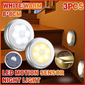LED Motion Sensor Night Light Indoor Outdoor - Warm White, Pack of 3 - view 2