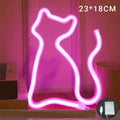 LED Neon Wall Light for Bedrooms and Kids Rooms - Rainbow, 16 x 30 cm - view 4