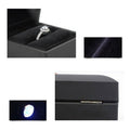 LED Ring Gift Box, 6.5 x 6.5 cm - Black - view 4